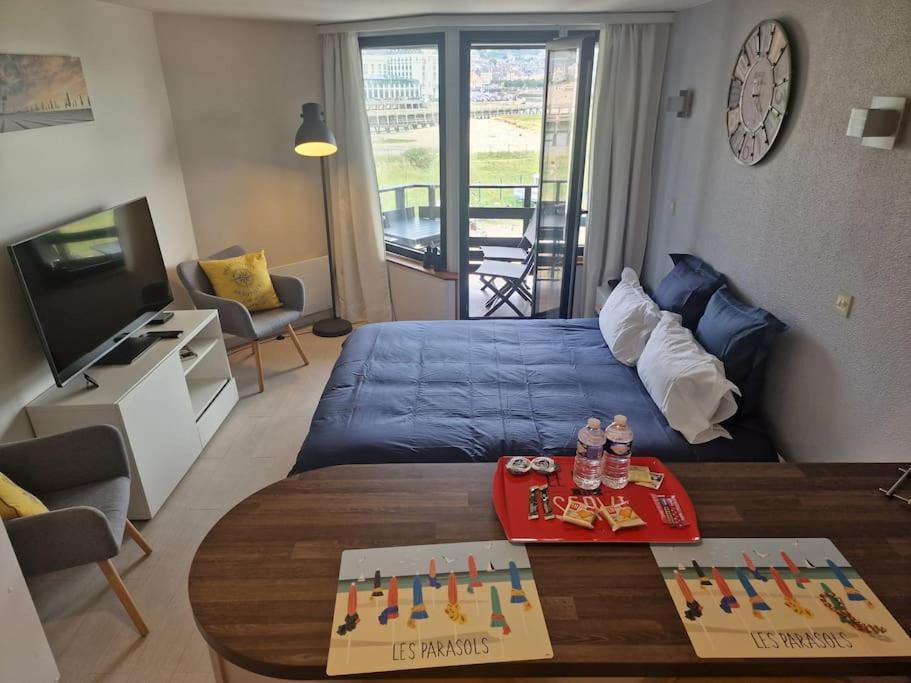 Le Cocooning-Studio Deauville Marina Avec Terrasse Vue Mer Et Plage المظهر الخارجي الصورة